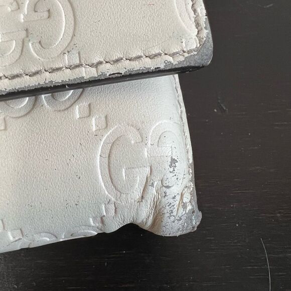 Gucci gucisima Bowie 388679 off white long wallet - Picture 5 of 14